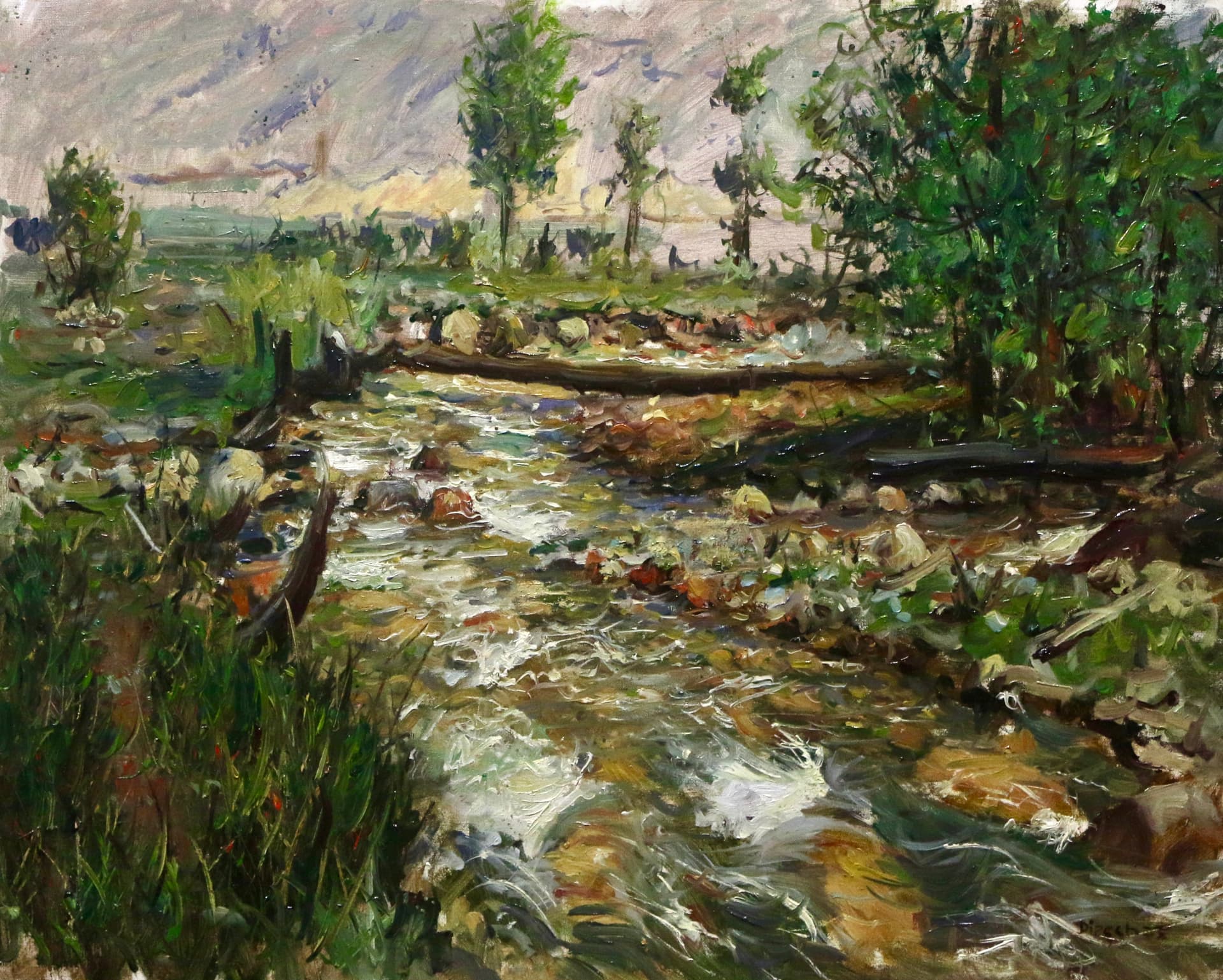 Day light on river, Gothichaur, Jumla 